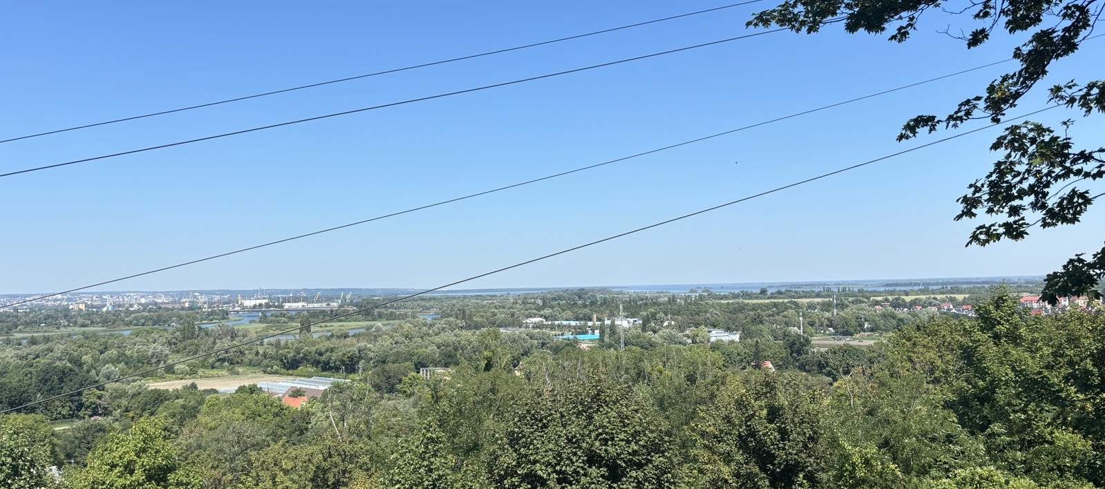 Blick auf Stettin